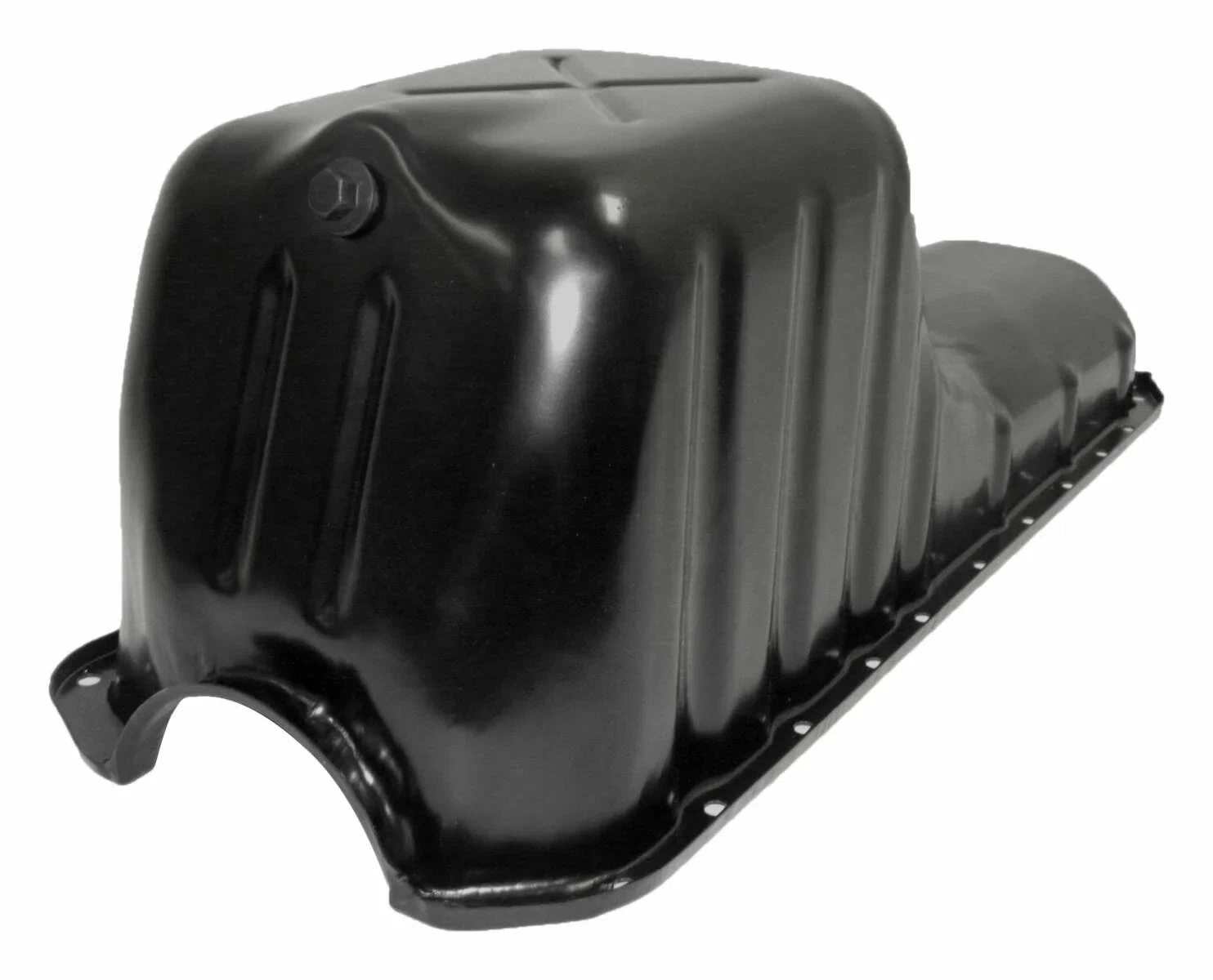 Crown Automotive - Steel Black Engine Oil Pan - 53020833AB